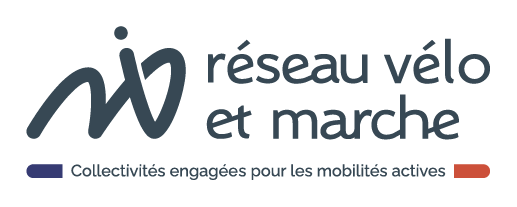 Logo horizontal avec baseline bleu