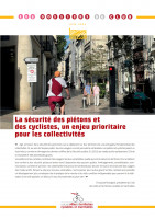 La sécurité des piétons et  des cyclistes un enjeu prioritaire pour les collectivités 1