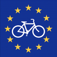 Vélo sur drapeau